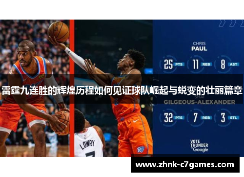 雷霆九连胜的辉煌历程如何见证球队崛起与蜕变的壮丽篇章